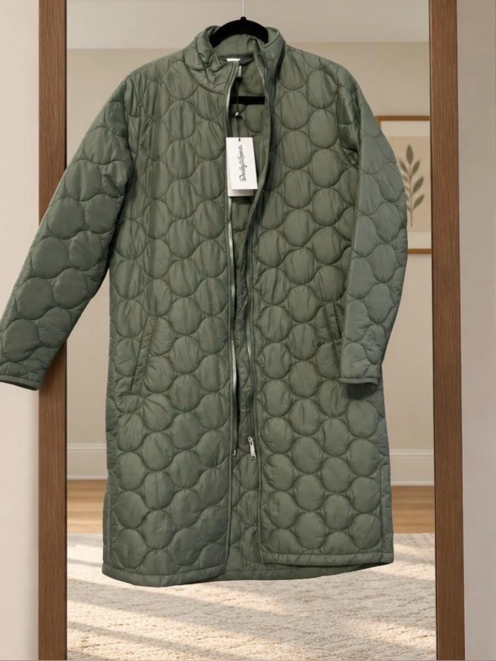 Daily Sports Sage Green Quilted Jacket